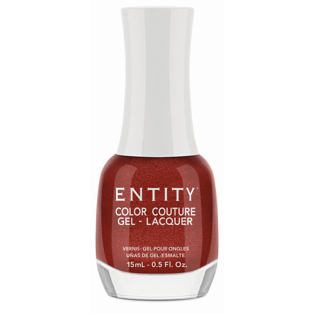 Entity Extended Wear Hybrid Gel-Lacquer "All Made Up" - Red Glitter