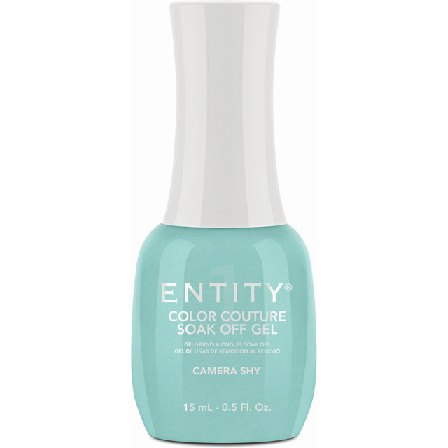 Entity One Color Couture Gel Polish "Camera Shy" - Powder Blue Shimmer