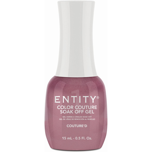 Entity One Color Couture Gel Polish "Couture'd" - Copper/Pink Frost