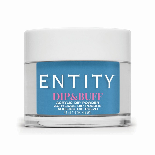 Entity Dip & Buff, "Flaunt Your Fashion ", Bright Blue Creme , 43 g | 1.5 Oz. - 5301825