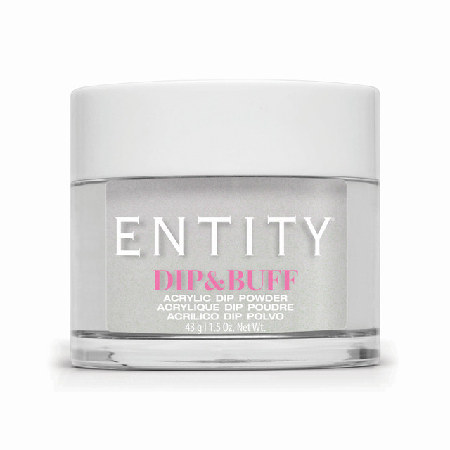 Entity Dip & Buff, "Graphic And Girlish White", Iridescent Shimmer , 43 g | 1.5 Oz. - 5301706