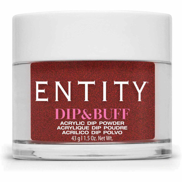 Entity Dip & Buff, "All Made Up", Red Glitter , 43 g | 1.5 Oz. - 5301240