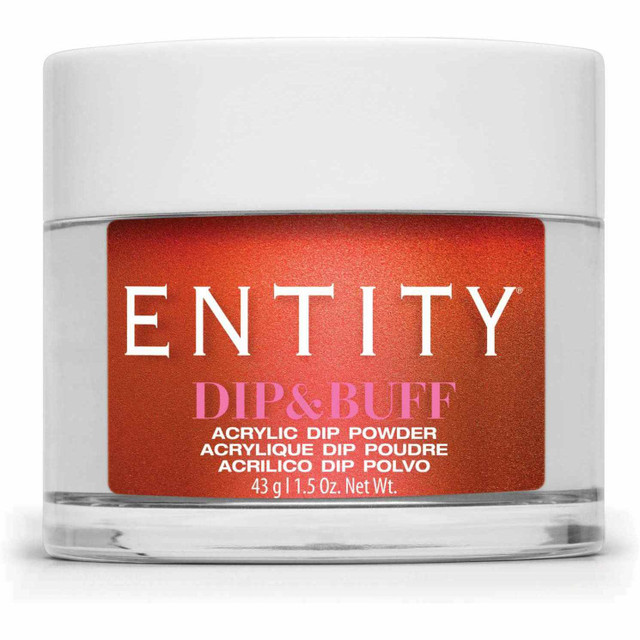 Entity Dip & Buff, "Bouquet Of Gerbera Daisies", Dark Orange Shimmer , 43 g | 1.5 Oz. - 5301686