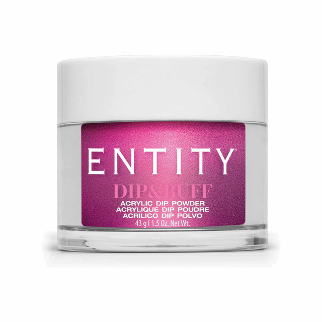 Entity Dip & Buff, "Made To Measure", Bright Fuchsia Shimmer , 43 g | 1.5 Oz. - 5301833