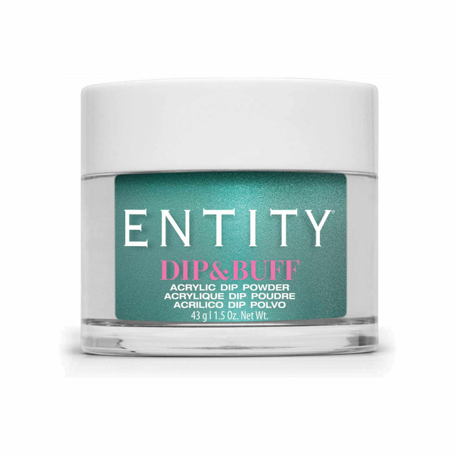 Entity Dip & Buff, "Jewel Tones", Teal Shimmer , 43 g | 1.5 Oz. - 5301697