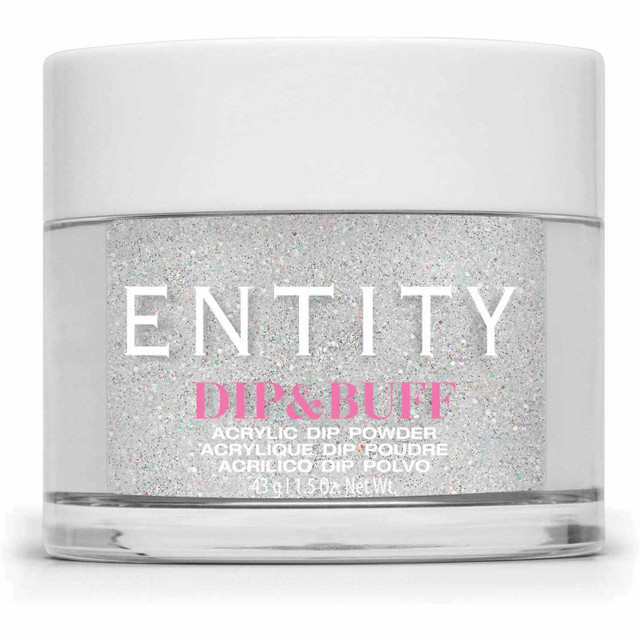 Entity Dip & Buff, "Dazzle Me With Diamonds", Chunky Silver Holographic Glitter , 43 g | 1.5 Oz. - 5301538