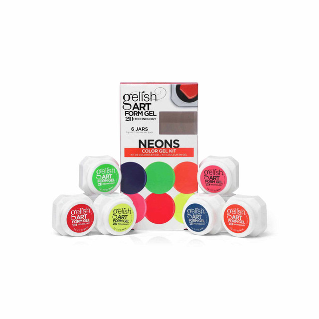 Gelish Art Form Gels - Neon Color Kit - 1121796