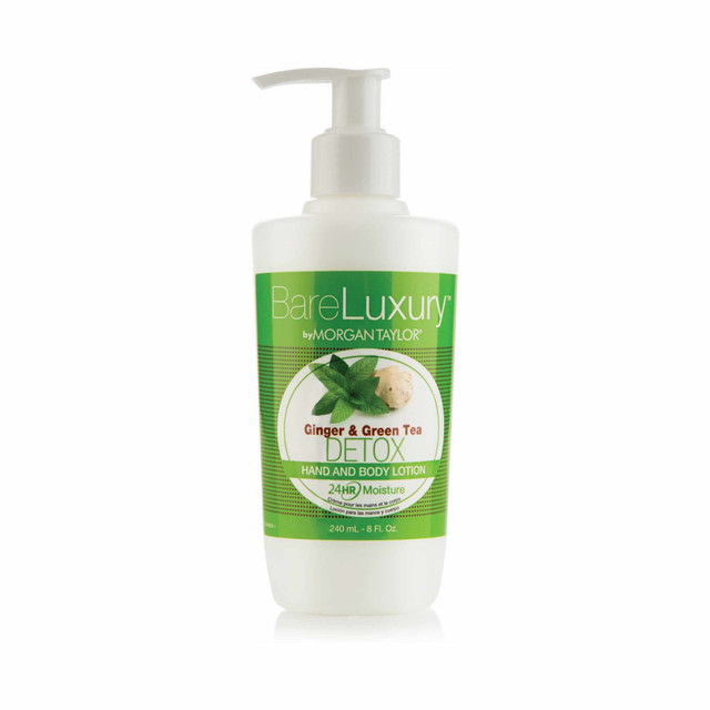 Detox Ginger & Green Tea Lotion (8 fl. oz. | 240 ml.) - BareLuxury Pump Lotion