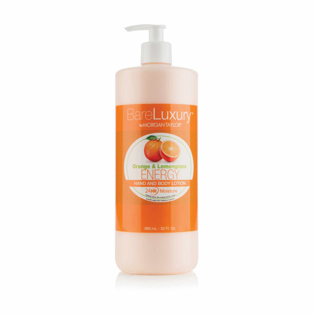 Energy Orange & Lemongrass Lotion (32 fl. oz. | 946 ml.) - BareLuxury Pump Lotion