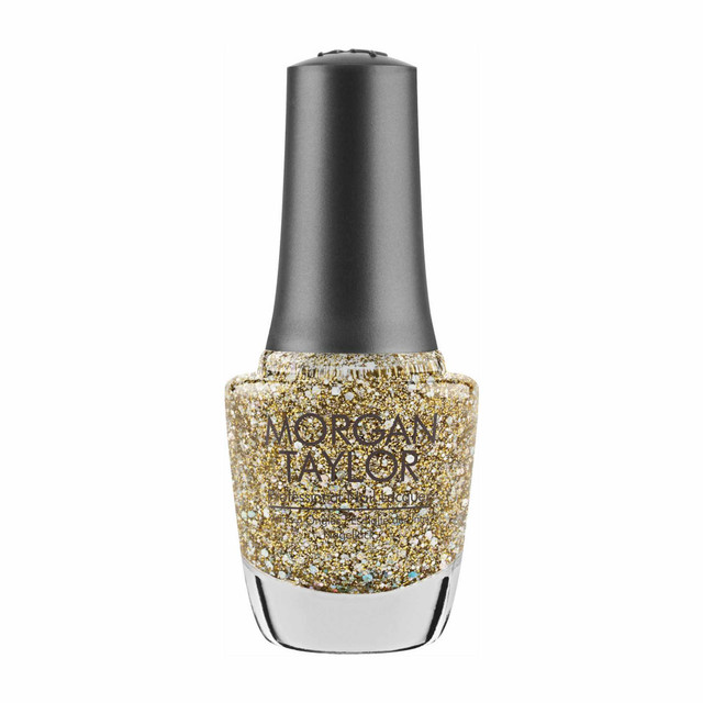 Morgan Taylor "All That Glitters Is Gold" Nail Lacquer, . 15 mL | .5 fl oz