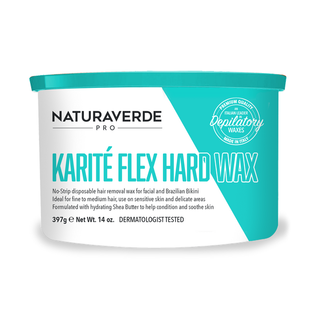 Natura Verde Pro Karite Flex Hard Wax 14 oz. Can