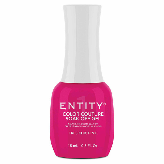 Entity One Color Couture Gel Polish "Tres Chic Pink" - Raspberry Pink Creme