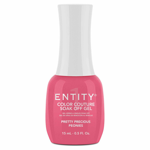 Entity One Color Couture Gel Polish "Pretty Precious Peonies" - Bright Medium Pink Creme