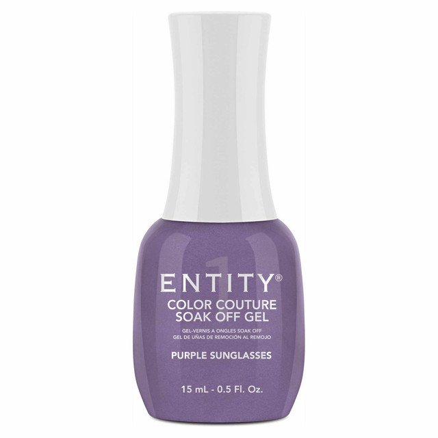 Entity One Color Couture Gel Polish "Purple Sunglasses" - Medium Orchid Creme