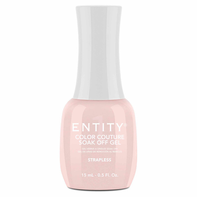Entity One Color Couture Gel Polish "Strapless" - Light Pink Sheer