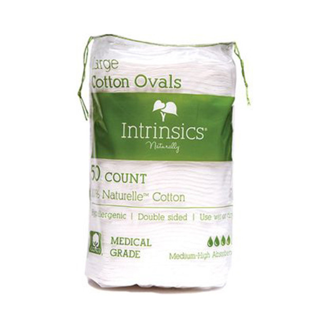 Intrinsics 407406 - 50 ct. Large Cotton Ovals, 3”, 100% Naturelle™ cotton Oval