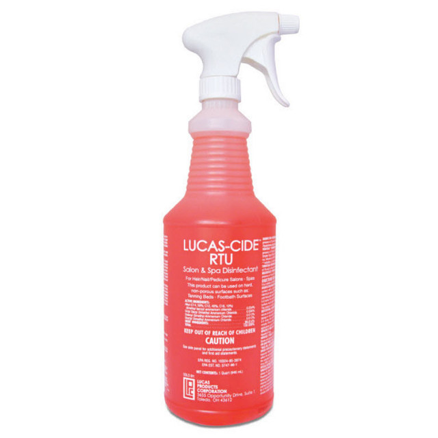 Lucas-Cide RTU – 1 Quart - Ready to Use Hospital Grade Disinfectant