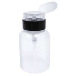 DL Pro 4 oz. Clear Pump Dispenser Bottle - DL-C161