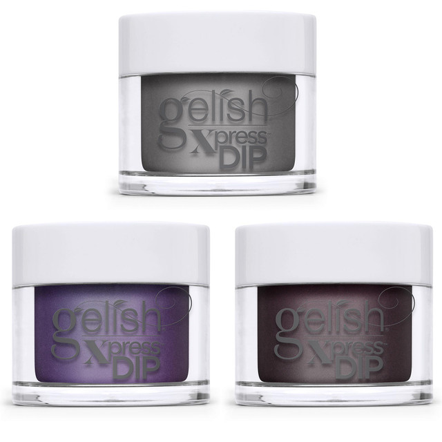 Gelish Xpress Dip Disney Villains Collection Bundle 2, 3 colors