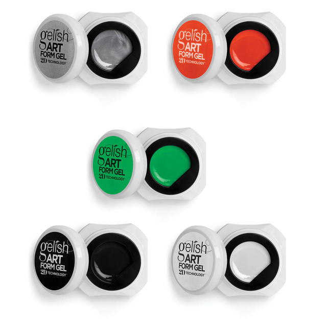 Gelish Art Form Gels Halloween Nail Art Bundle