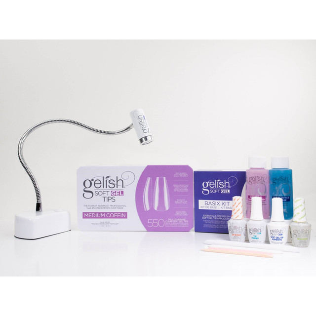 Gelish Soft Gel Bundle - Medium Coffin Kit