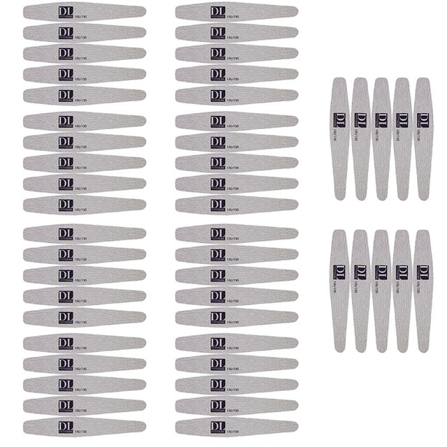 DL Pro 150/150 Grit Nail File, Case Pack of 50
