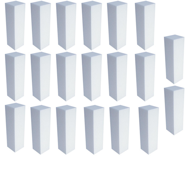 DL Pro 150 Grit White Buffing Block, Case Pack of 20