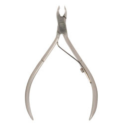 Satin Edge 4" French Style Cuticle Nipper Quarter Jaw Single Spring