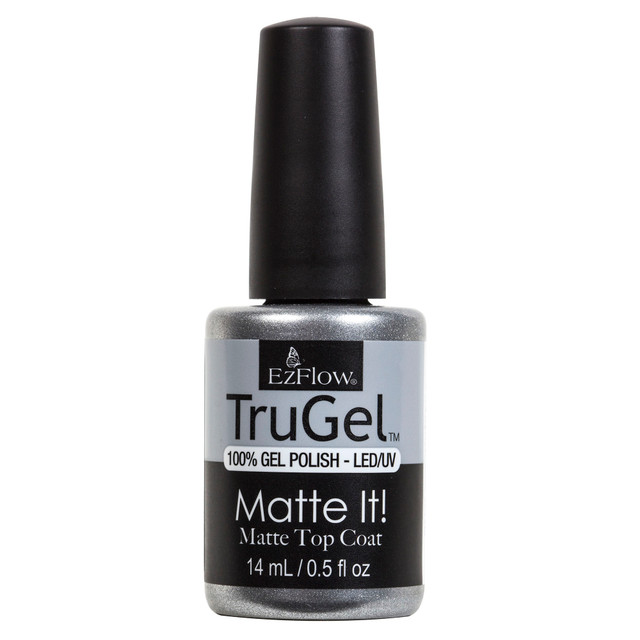 EZ Flow TruGel Matte It! Top Coat, 14 mL / 0.5 fl oz