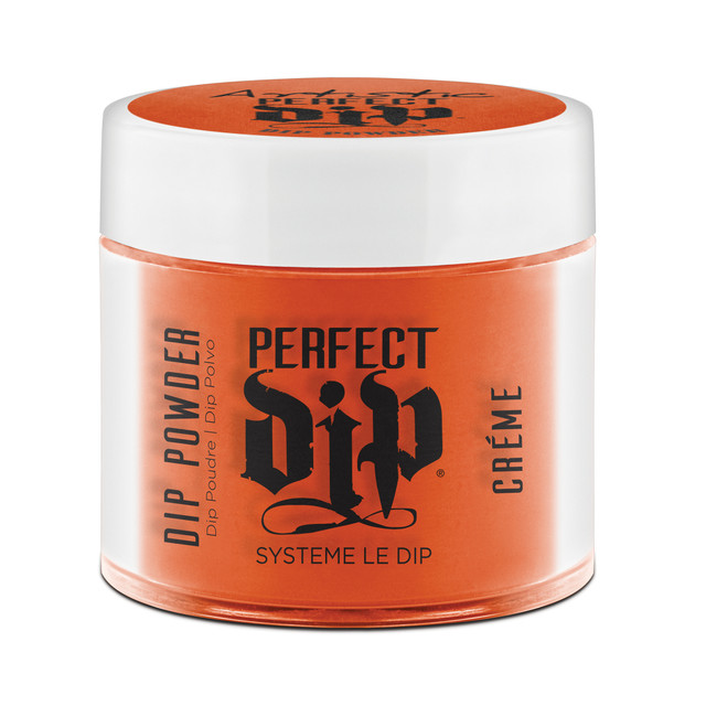 Artistic Nail Design "Strike A Chord" - Bright Orange Crème Perfect Dip Powder 23 g | 0.8 Oz