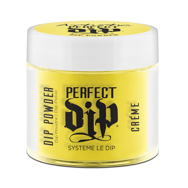 Artistic Nail Design "Light Up The Stage" - Yellow Crème Perfect Dip Powder 23 g | 0.8 Oz