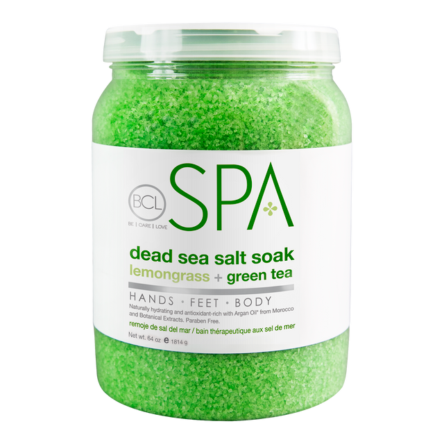 BCL SPA 64 oz. Dead Sea Salt Soak Lemongrass + Green Tea