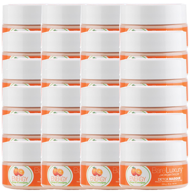 BareLuxury Energy Orange & Lemongrass Masque (8 oz. | 226 g.) - Case Pack of 24
