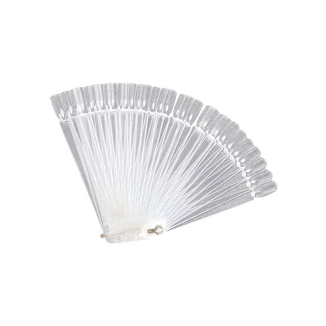 DL Pro 40 pc. Nail Tip Fan Display - Clear