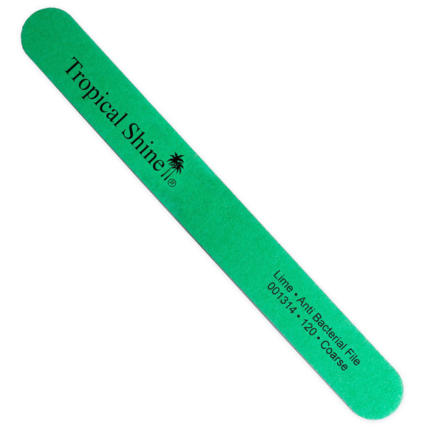 Tropical Shine Anti Bacterial File Lime 120 Grit (Coarse)