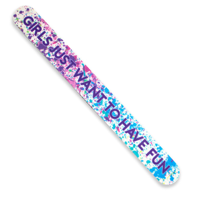 Tropical Shine Trendy Nail File, Girls Print, 180/240 Grit