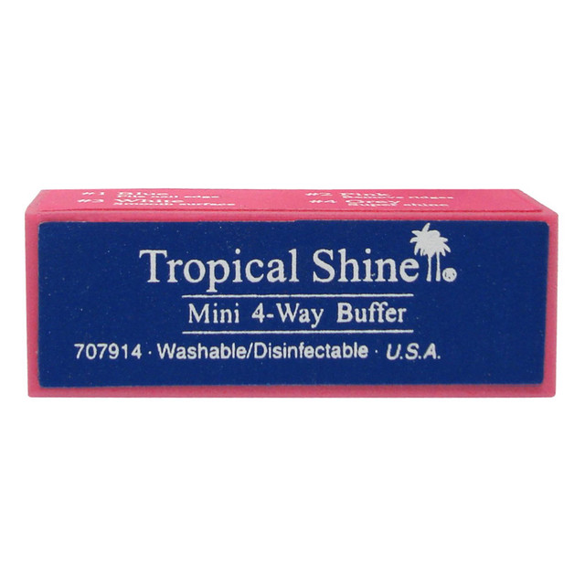 Tropical Shine 4-Way Buffer Mini-Block (Medium/Fine - Smooth/Shine) Block Size: - 1" x 1" x 3"