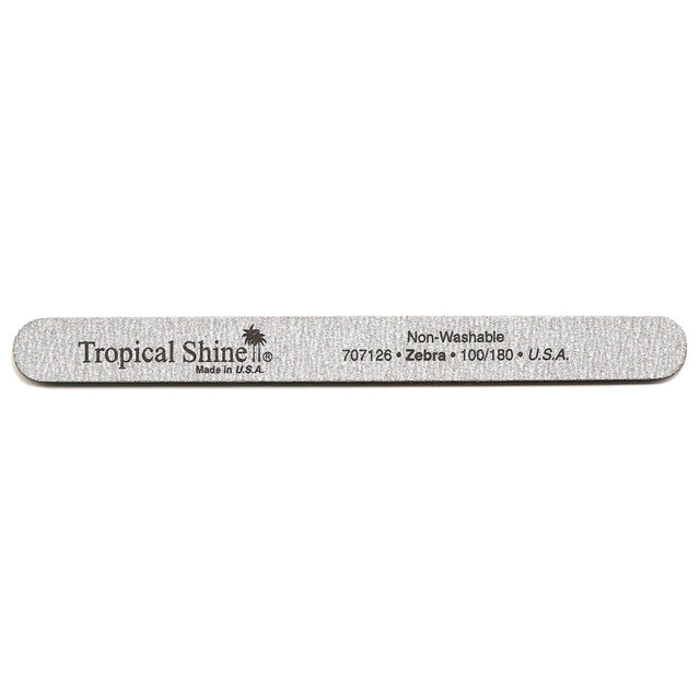 Tropical Shine Zebra File 100/180 Grit (Coarse/ Medium)