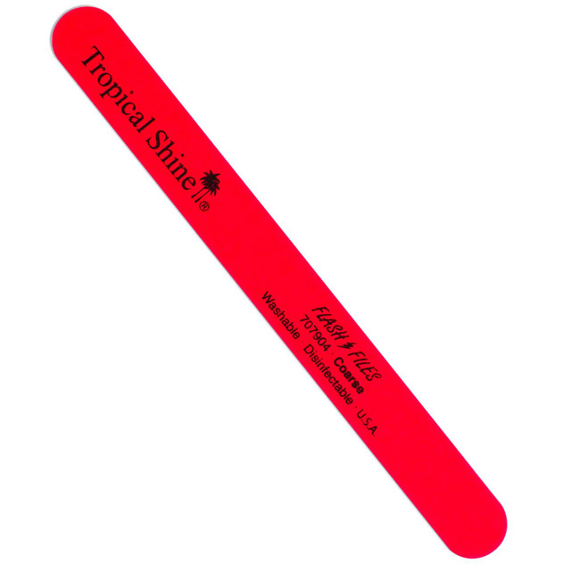 Tropical Shine Red Flash File 120 Grit (Coarse)