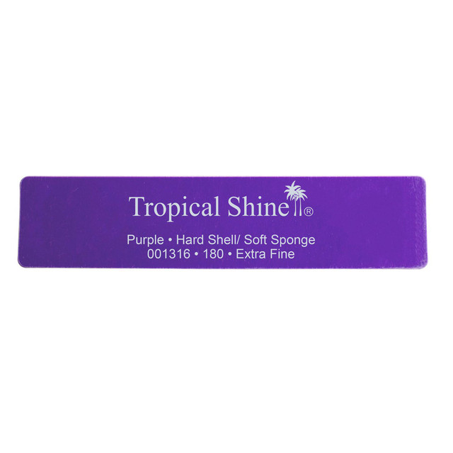 Tropical Shine Hard Shell Soft Sponge 180 Grit, Purple