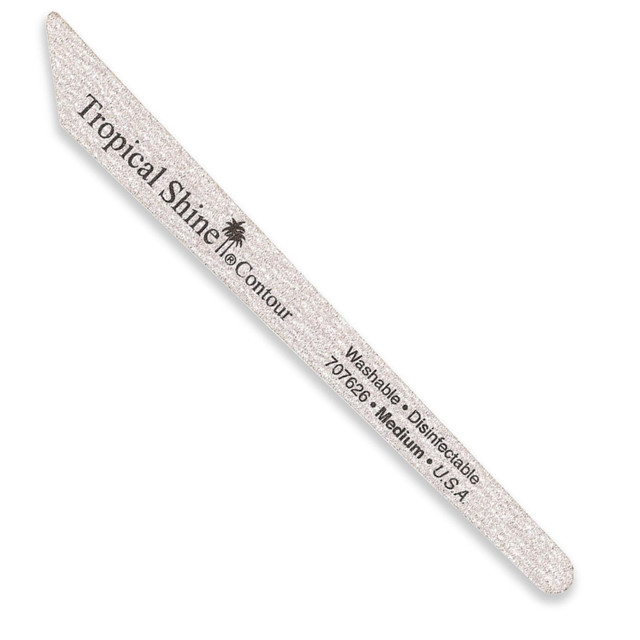Tropical Shine Long Lasting Zebra Contour File 180 Grit (Medium)