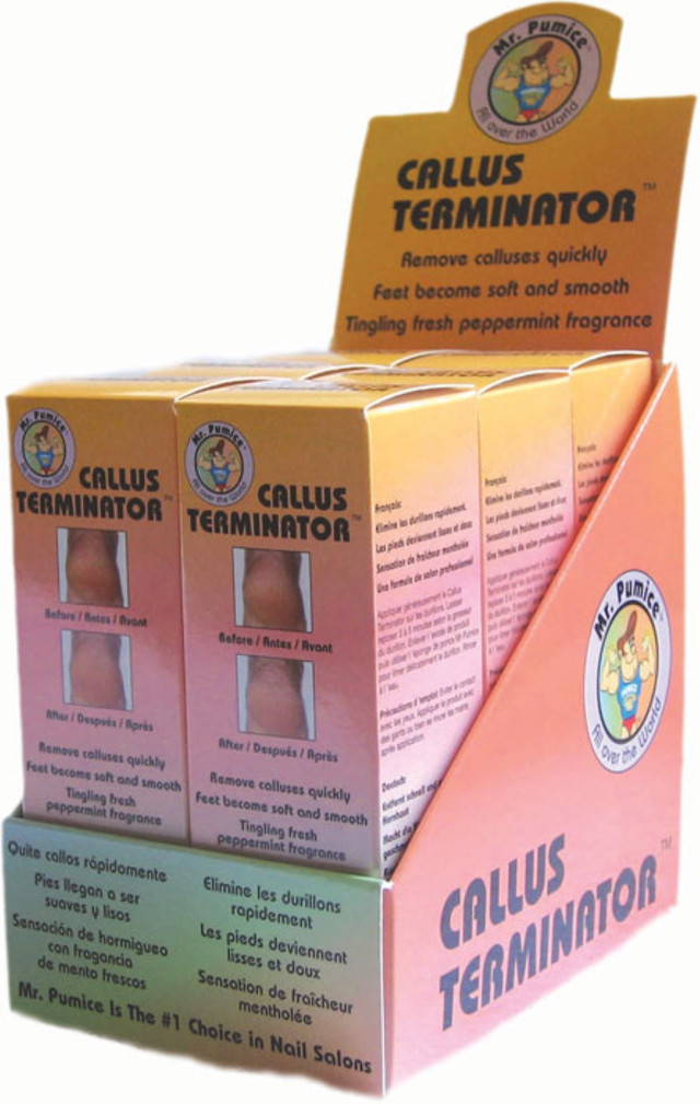 Mr. Pumice Callus Terminator Retail 4 oz - 6pc Display