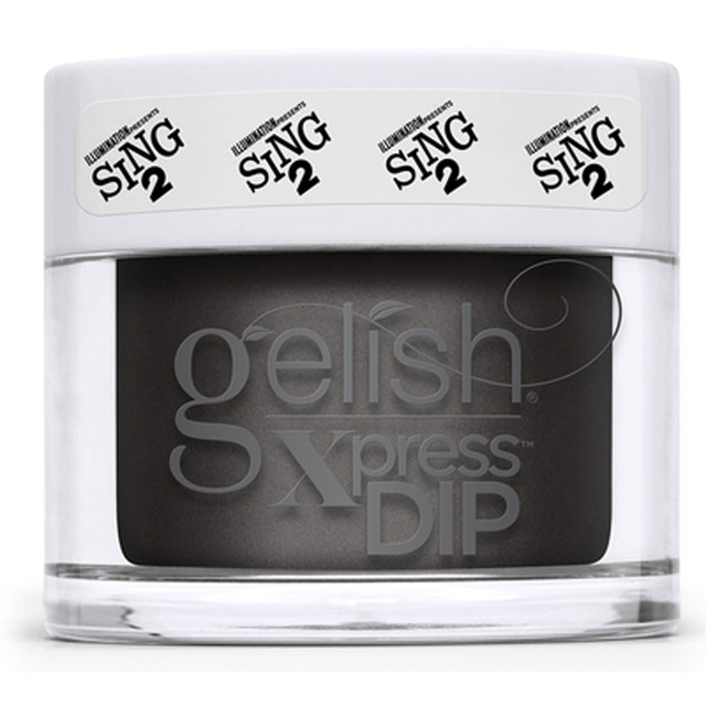 Gelish Xpress Dip "Front of House Glam" Black Brown Crème - 43g | 1.5 oz