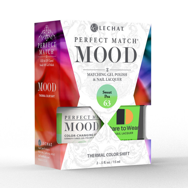 LeChat "Sweet Pea" - Perfect Match MOOD Collection Duo Set Lacquer & Gel  - SKU:PMMDS63