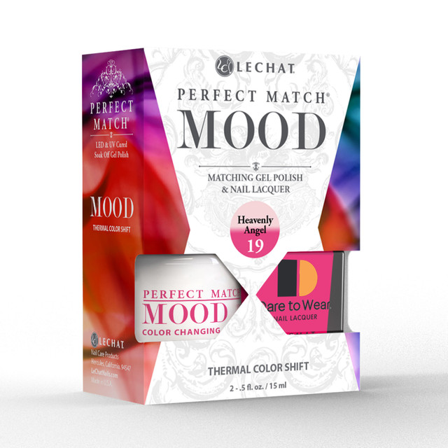 LeChat "Heavenly Angel" - Perfect Match MOOD Collection Duo Set Lacquer & Gel  - SKU:PMMDS19