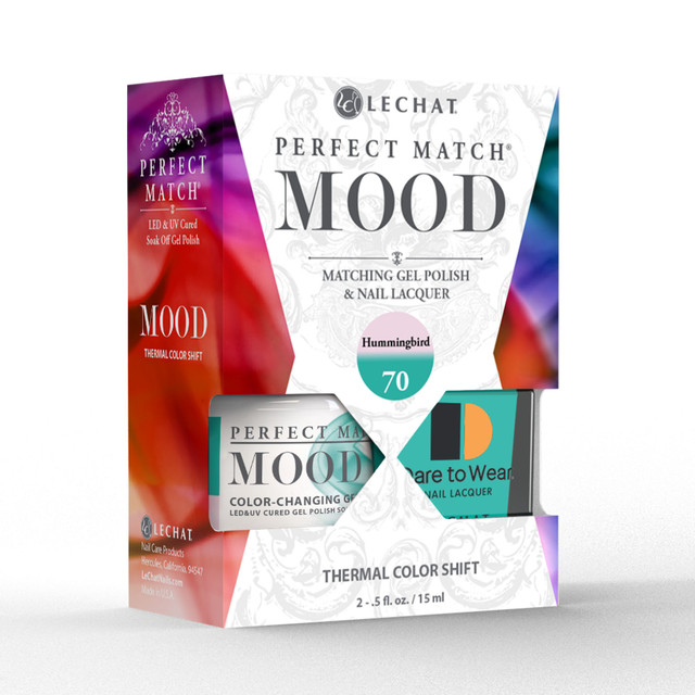 LeChat "Hummingbird" - Perfect Match MOOD Collection Duo Set Lacquer & Gel  - SKU:PMMDS70