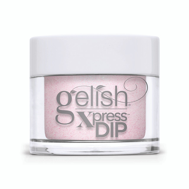 Gelish Xpress Dip "Feeling Fleur-ty", Sheer Pink With Glitter, 43 g | 1.5 oz.