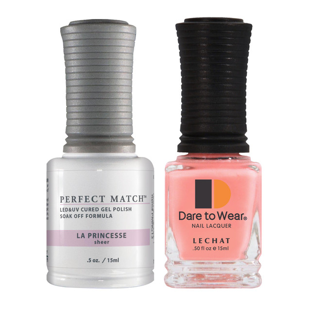 Le Chat Perfect Match Gel Polish & Lacquer Set, La Princesse, 15 mL | .5 fl. oz., PMS013