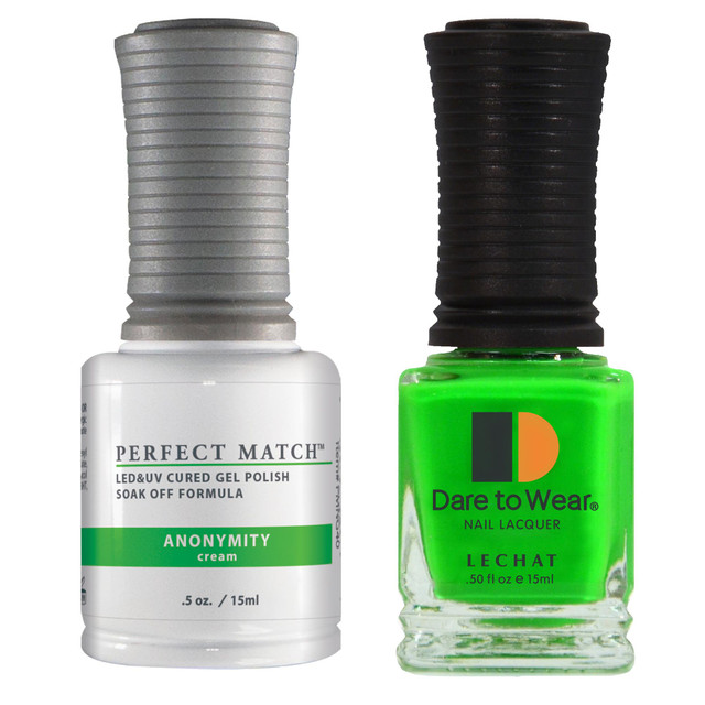 Le Chat Perfect Match Gel Polish & Lacquer Set, Anonymity, 15 mL | .5 fl. oz., PMS040
