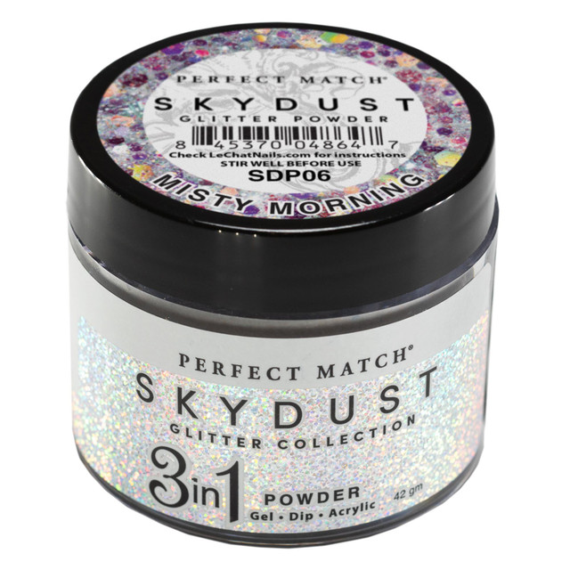 LeChat "Misty Morning" - Perfect Match Sky Dust Collection 3-in-1 Dip Powder, 42g - SDP06, 43 g
